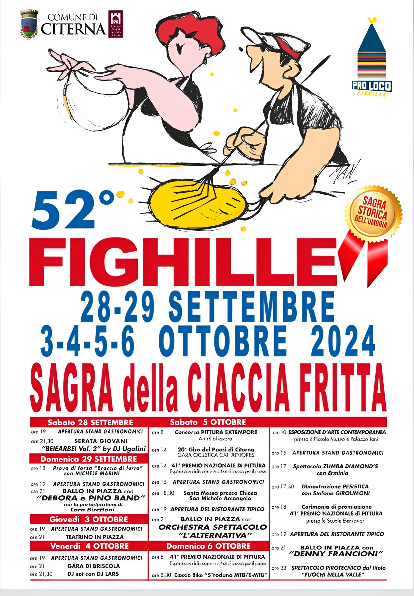 sagra della ciaccia fritta fighille