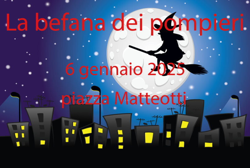 la befana dei pompieri foto
